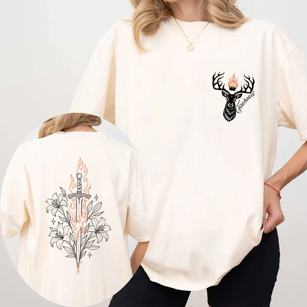 Fireheart Tee - Throne of Glass Shirt