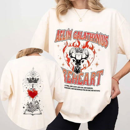 Aelin Galathynius Fireheart Shirt – Throne of Glass Tee