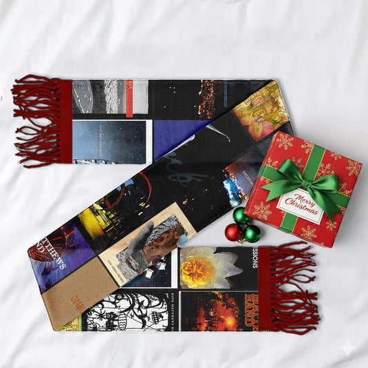 Dave Matthews Band Album Collage Scarf – Artistic Music Fan Gift