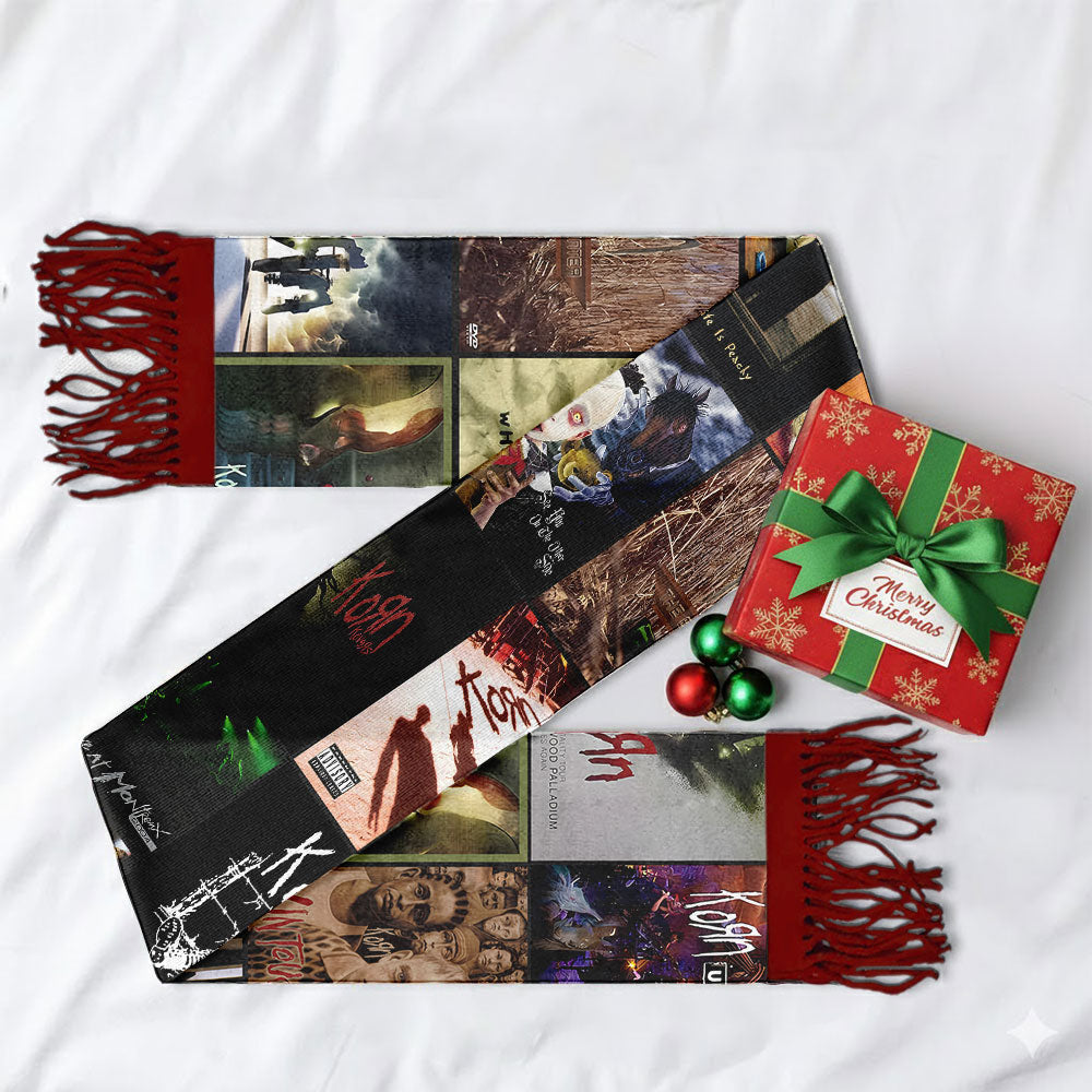 Korn Scarf – A Bold Tribute to Nu-Metal Icons
