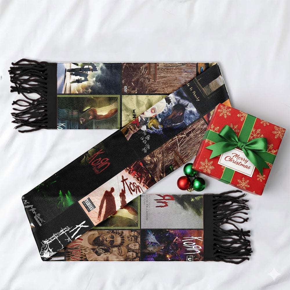 Korn Scarf – A Bold Tribute to Nu-Metal Icons