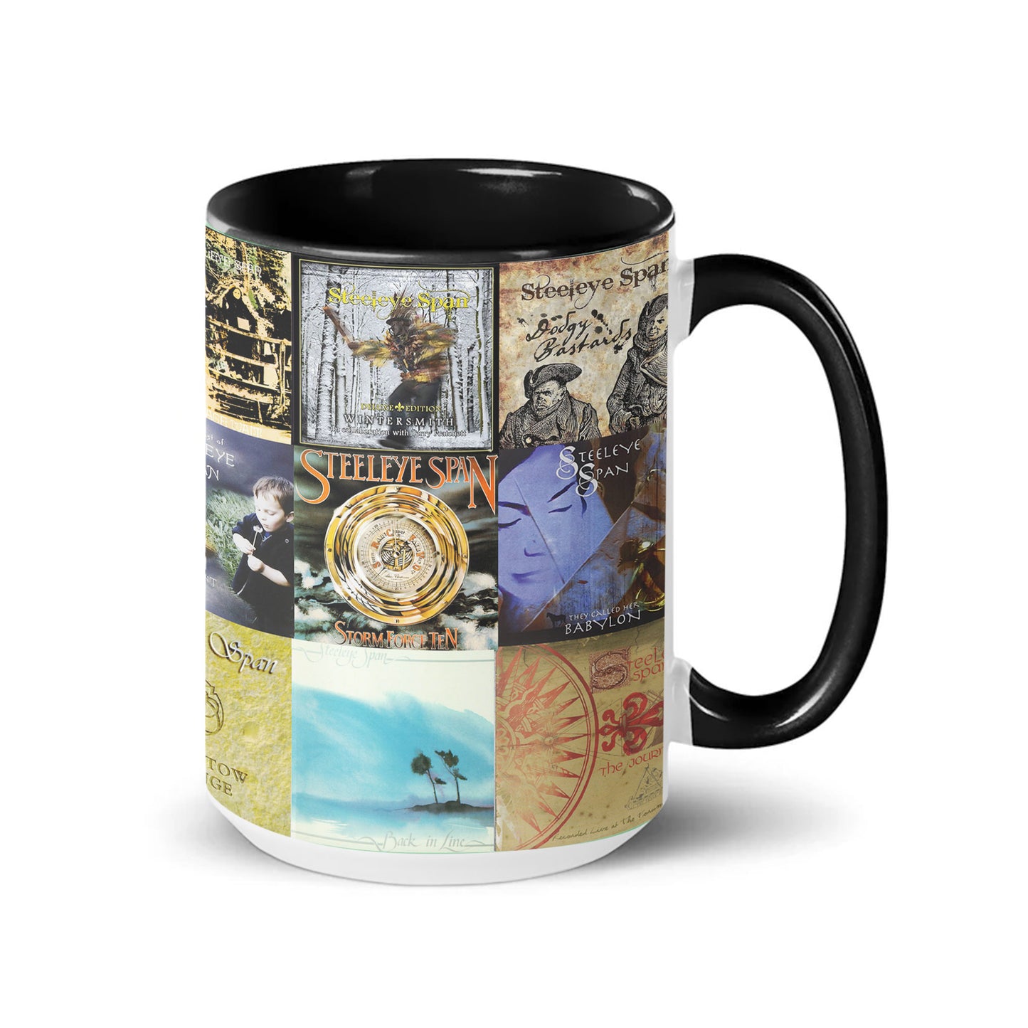 Steeleye Span Accent Mug – Folk Rock Album Cover Collage Gift