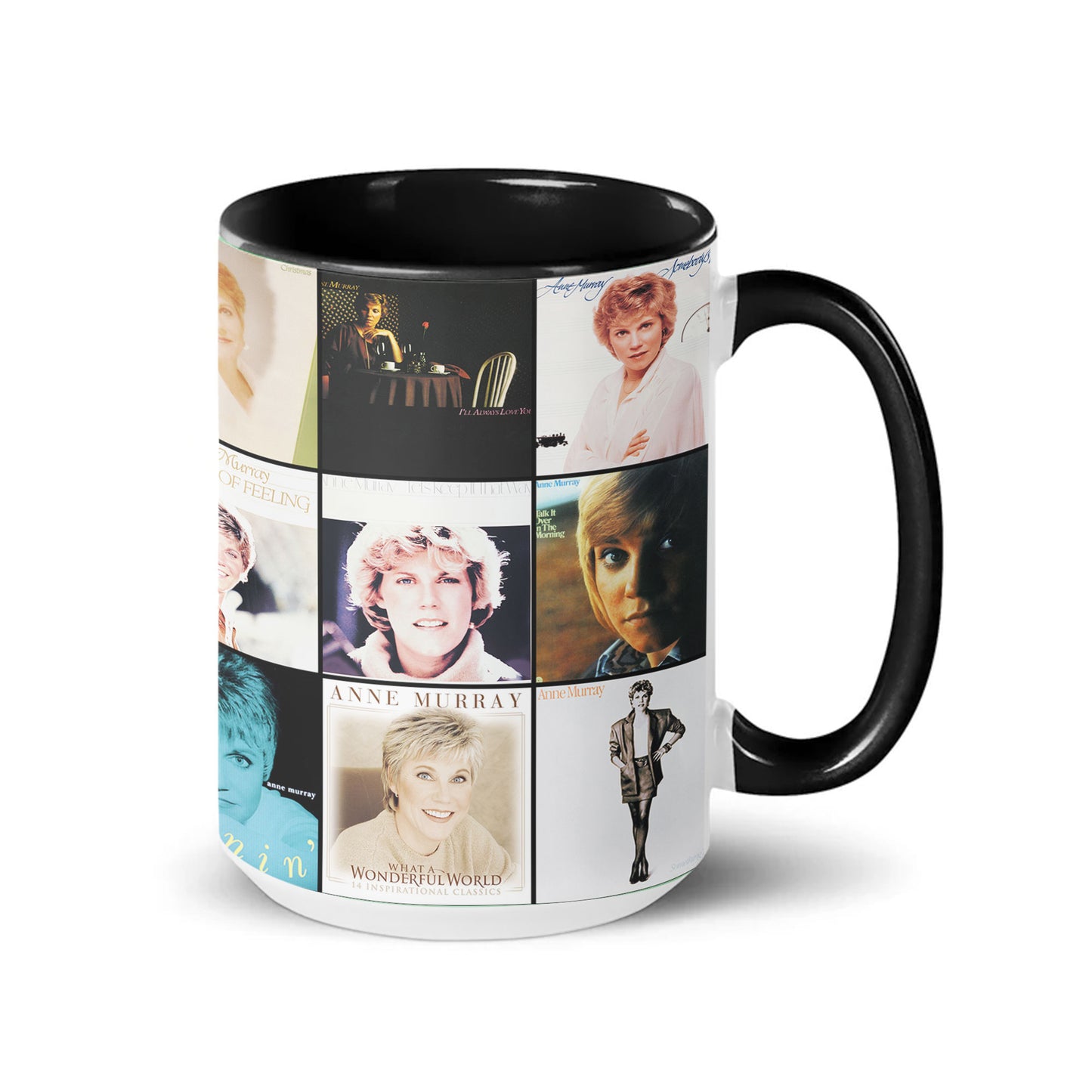 Anne Murray Accent Mug – Album Cover Collage Gift