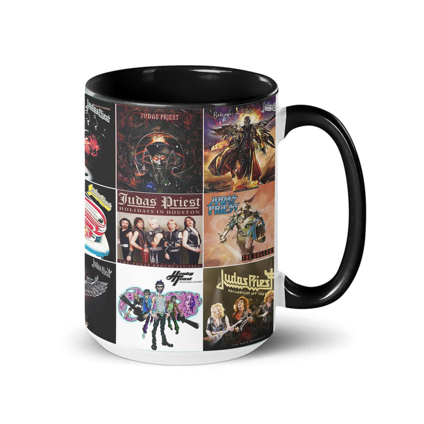 Judas Priest Accent Mug – Album Cover Collage Gift