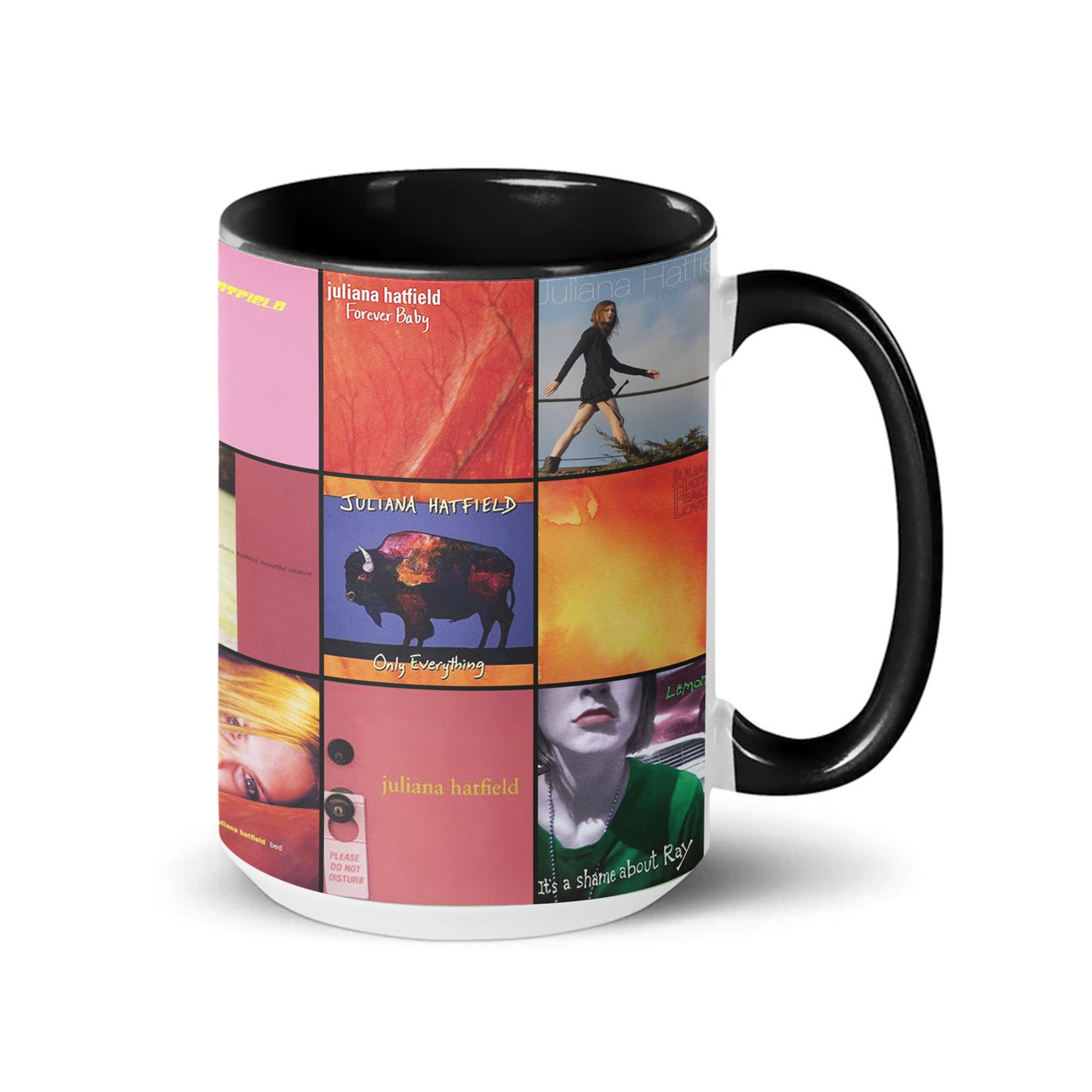 Juliana Hatfield Accent Mug – Indie Rock Icon Album Collage Gift