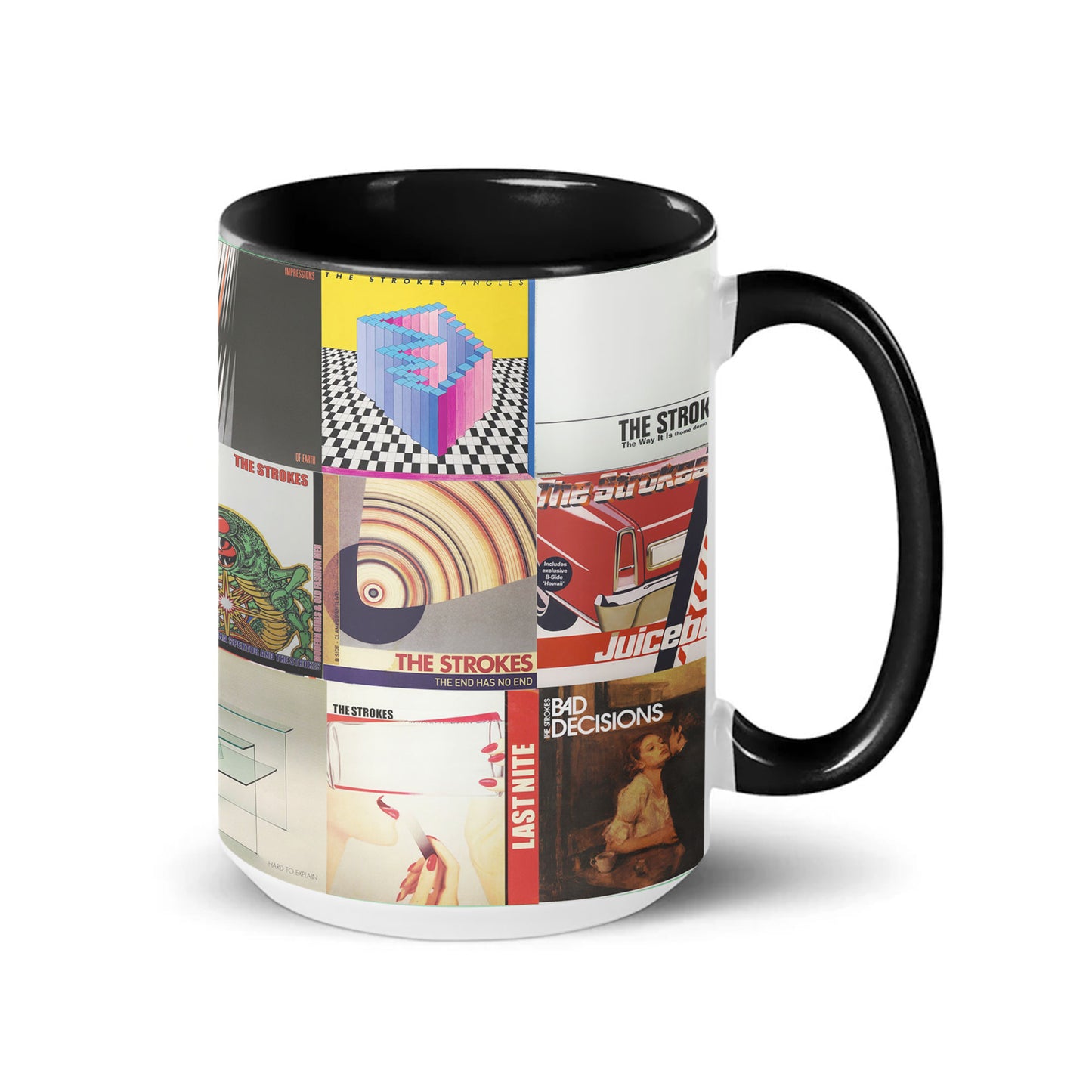 The Strokes Accent Mug – Classic Album Cover Collage Gift for Fans
