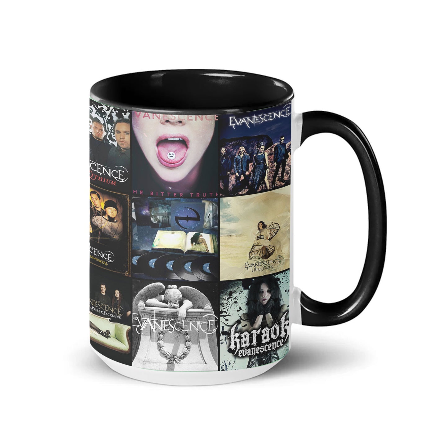 Evanescence Accent Mug – Album Cover Collage Gift