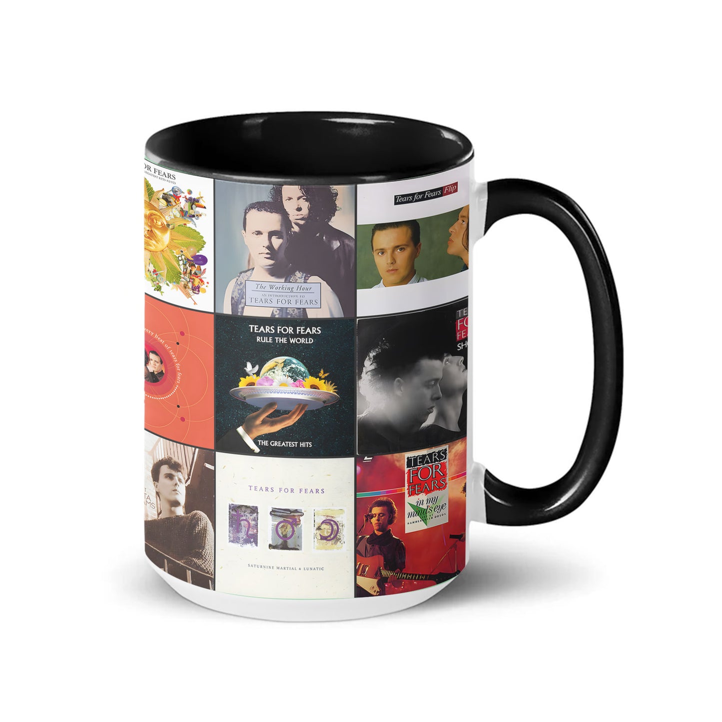 Tears for Fears Accent Mug – Album Cover Collage Gift