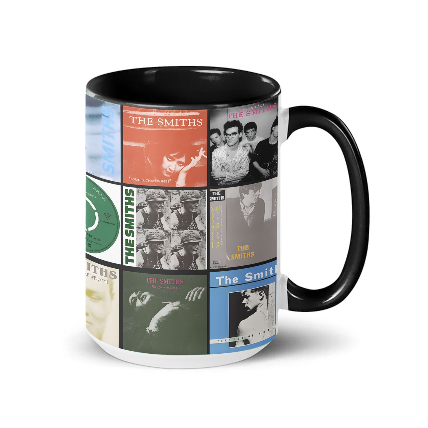 The Smiths Accent Mug – Classic Album Cover Collage Gift for Fans