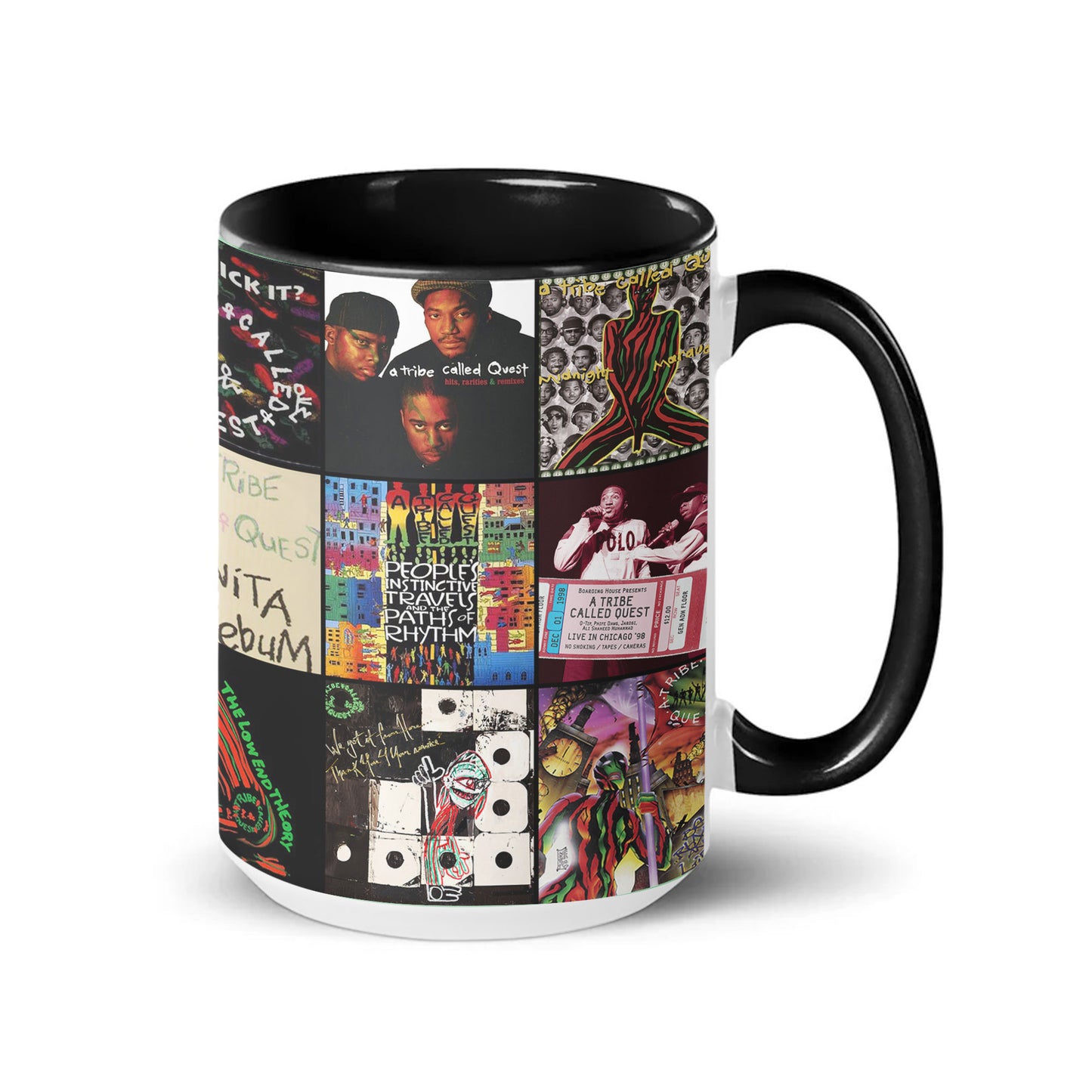 A Tribe Called Quest Accent Mug – Album Cover Collage Gift
