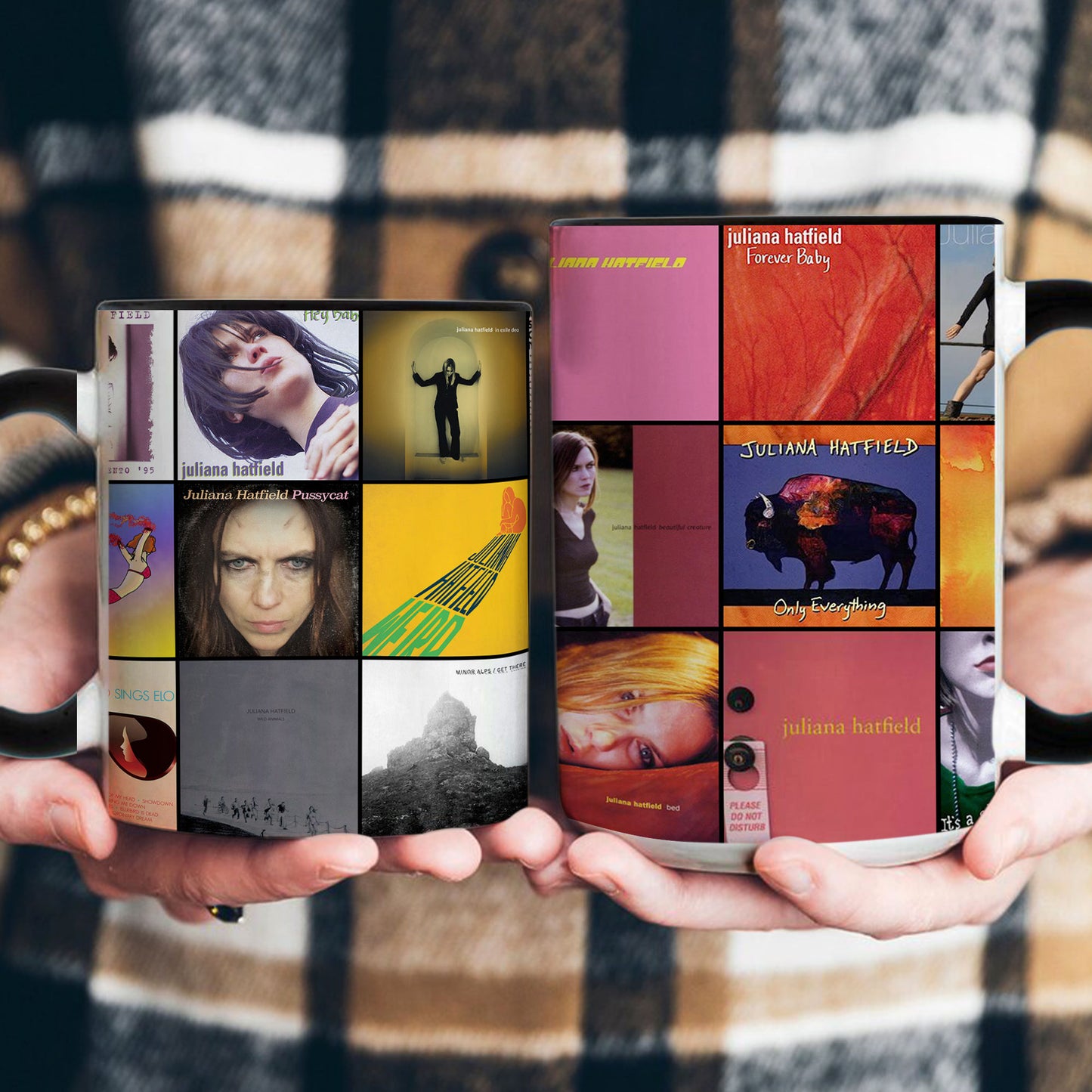 Juliana Hatfield Accent Mug – Indie Rock Icon Album Collage Gift