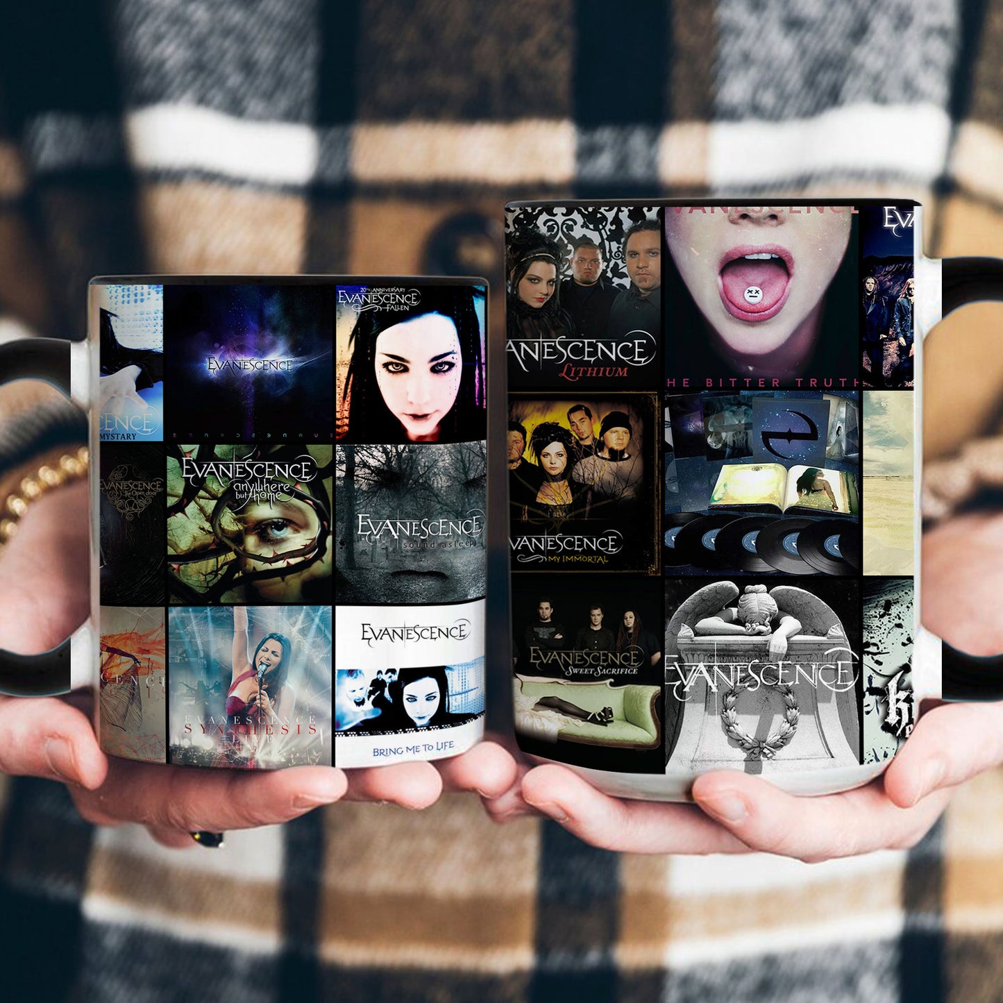 Evanescence Accent Mug – Album Cover Collage Gift