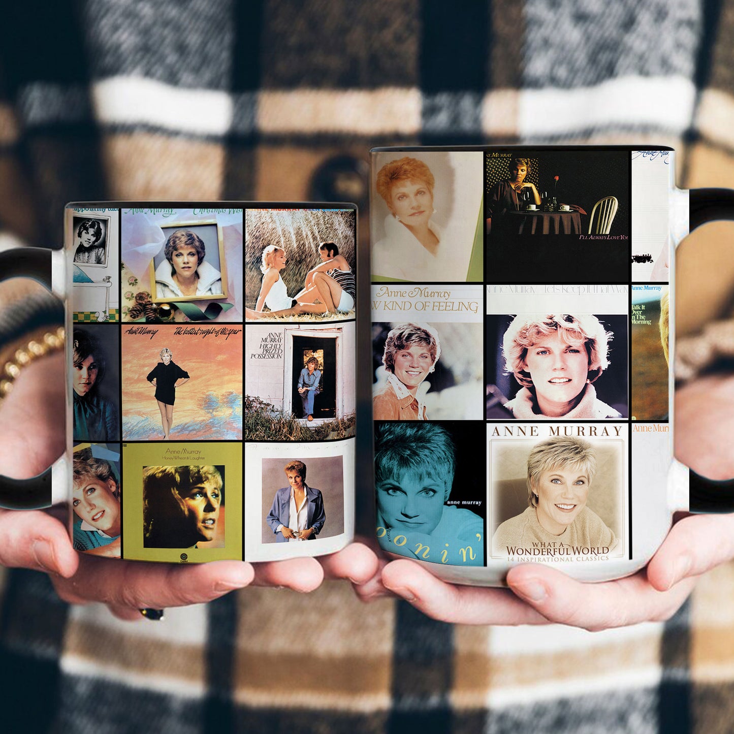 Anne Murray Accent Mug – Album Cover Collage Gift