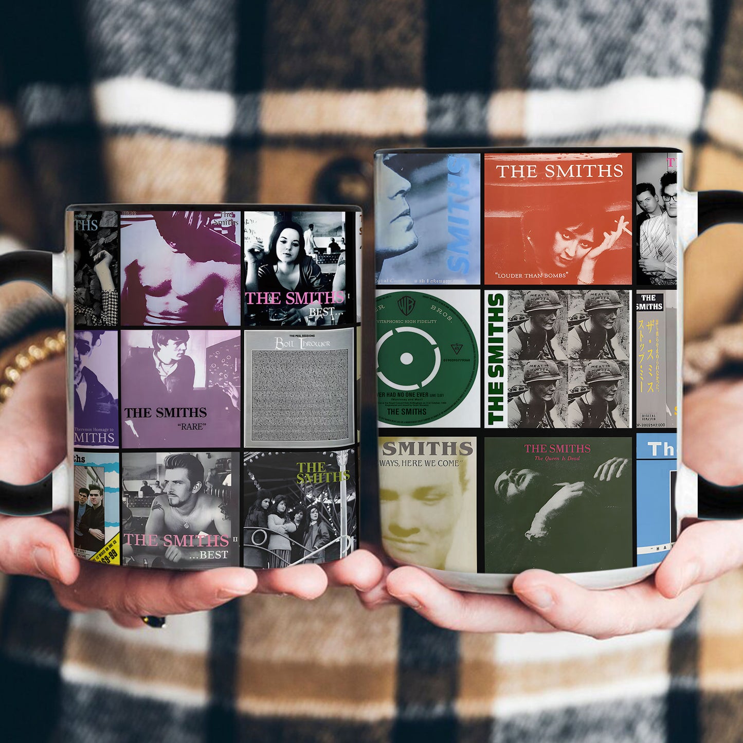The Smiths Accent Mug – Classic Album Cover Collage Gift for Fans