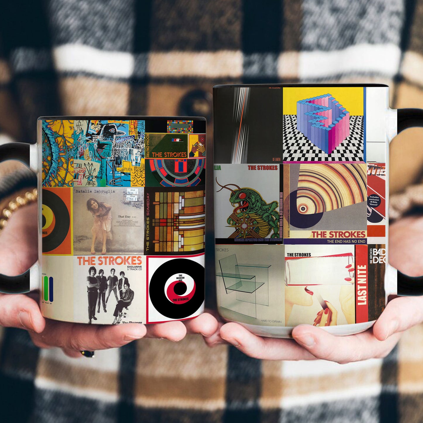 The Strokes Accent Mug – Classic Album Cover Collage Gift for Fans