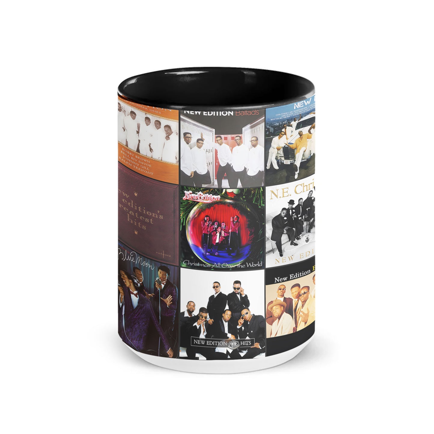 New Edition Accent Mug – Album Cover Collage Gift