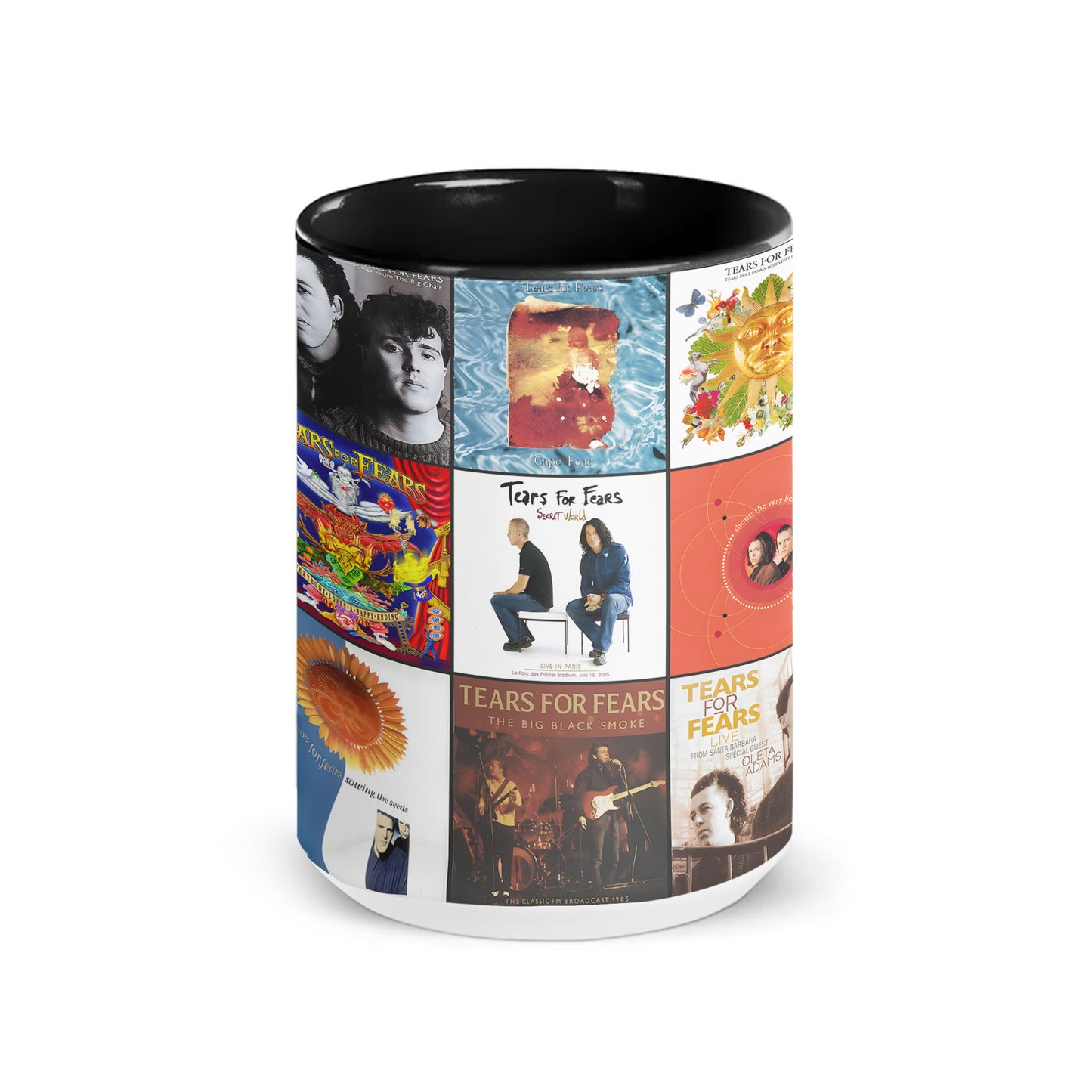 Tears for Fears Accent Mug – Album Cover Collage Gift