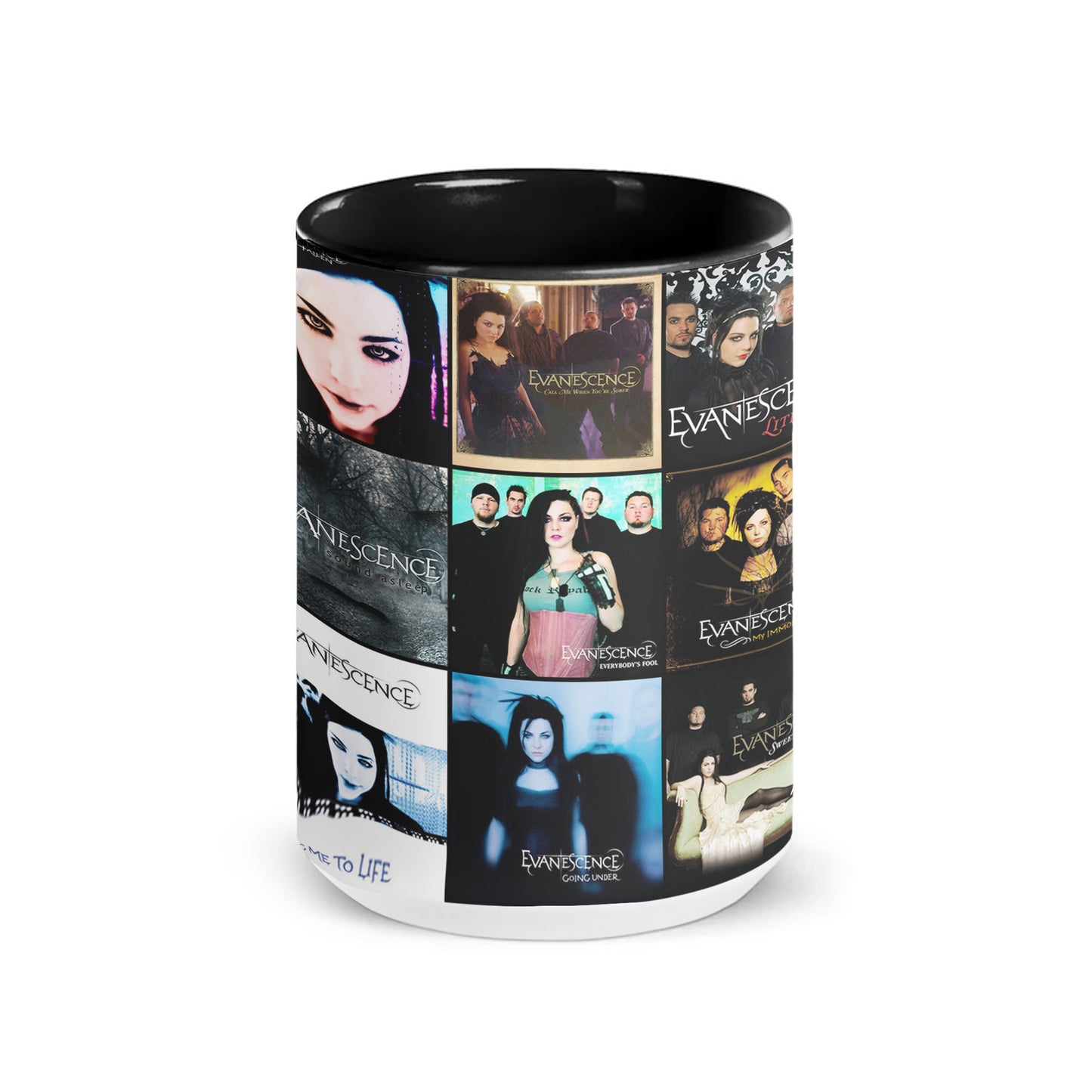 Evanescence Accent Mug – Album Cover Collage Gift