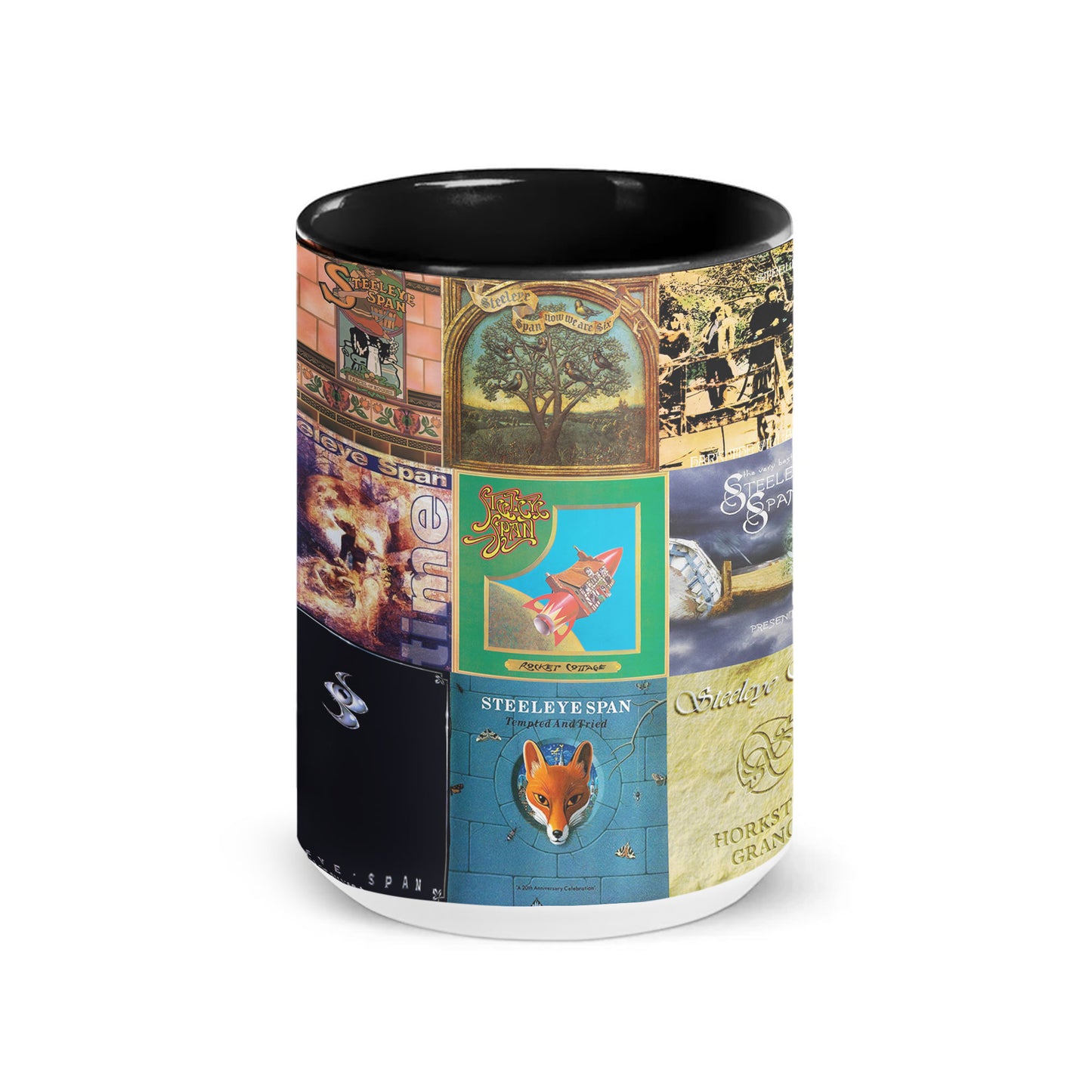 Steeleye Span Accent Mug – Folk Rock Album Cover Collage Gift