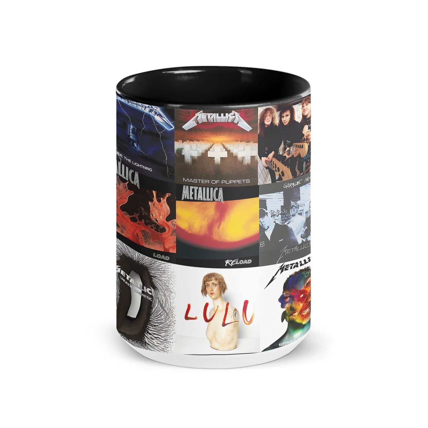 Metallica Album Art Collection Accent Mug for Rock Fans & Music Lovers