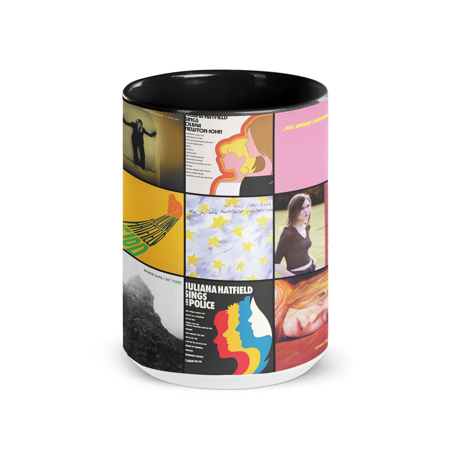 Juliana Hatfield Accent Mug – Indie Rock Icon Album Collage Gift