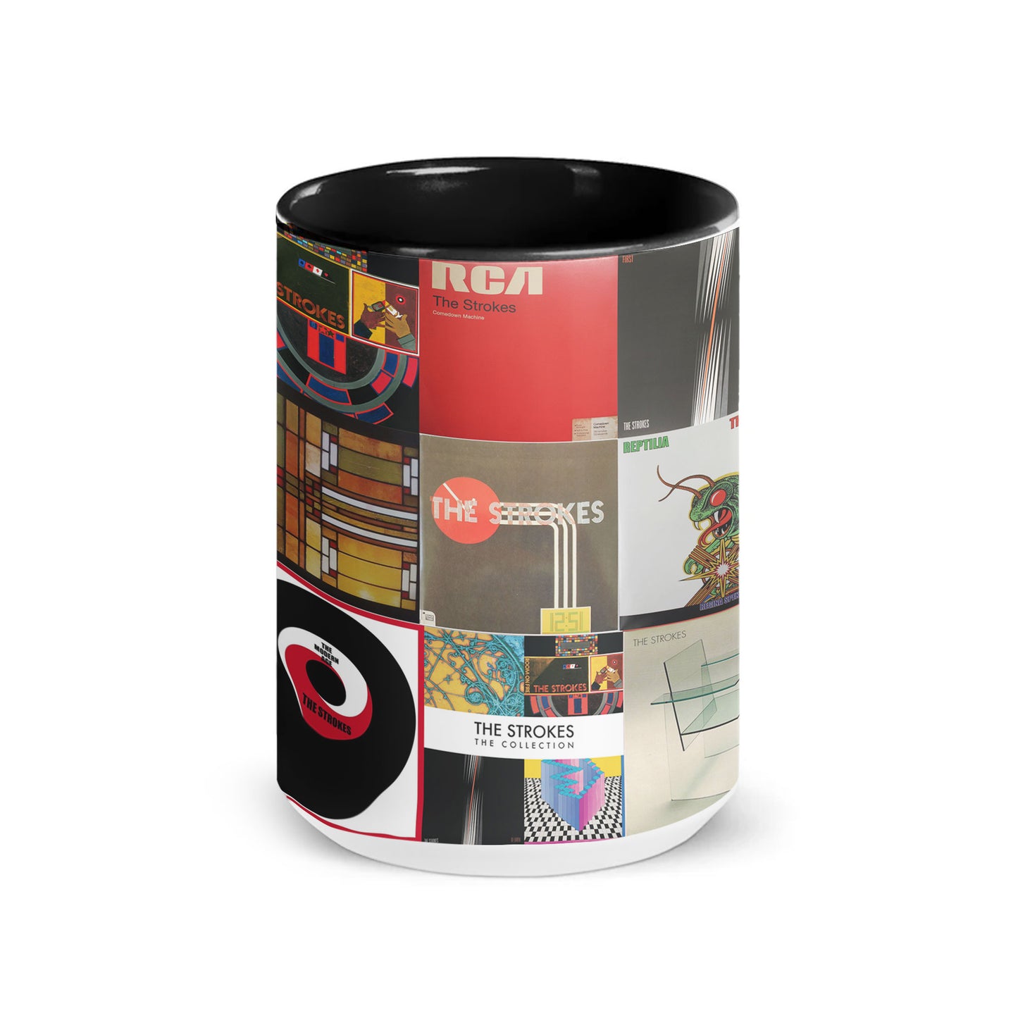 The Strokes Accent Mug – Classic Album Cover Collage Gift for Fans