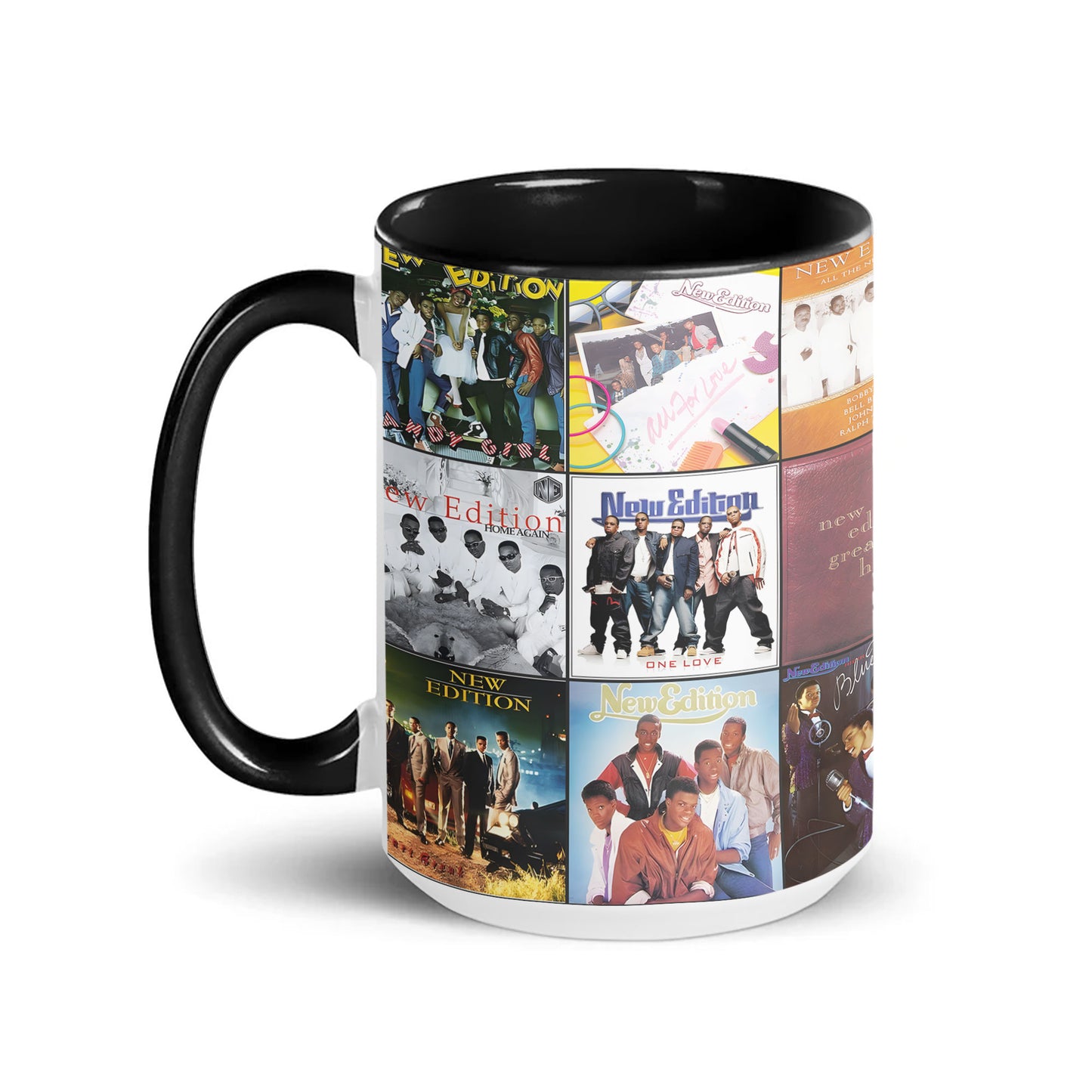 New Edition Accent Mug – Album Cover Collage Gift