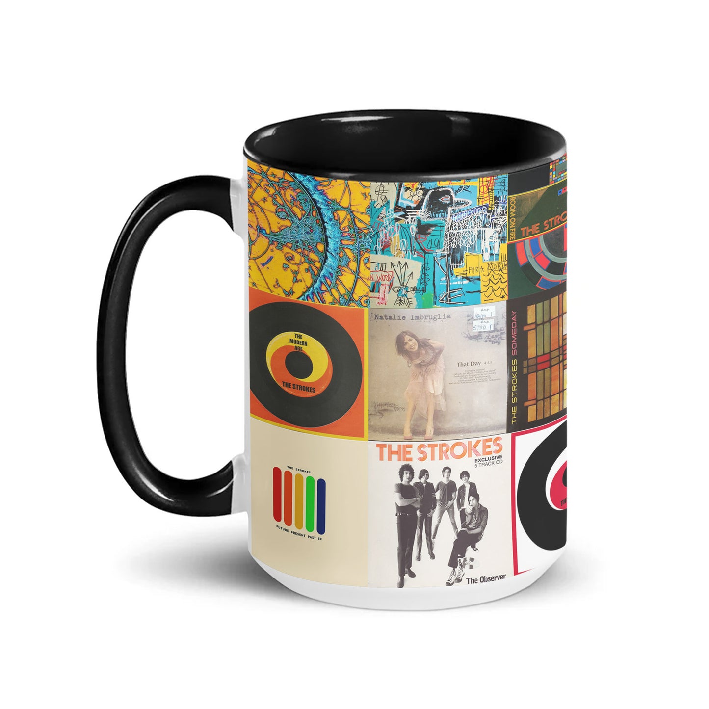 The Strokes Accent Mug – Classic Album Cover Collage Gift for Fans