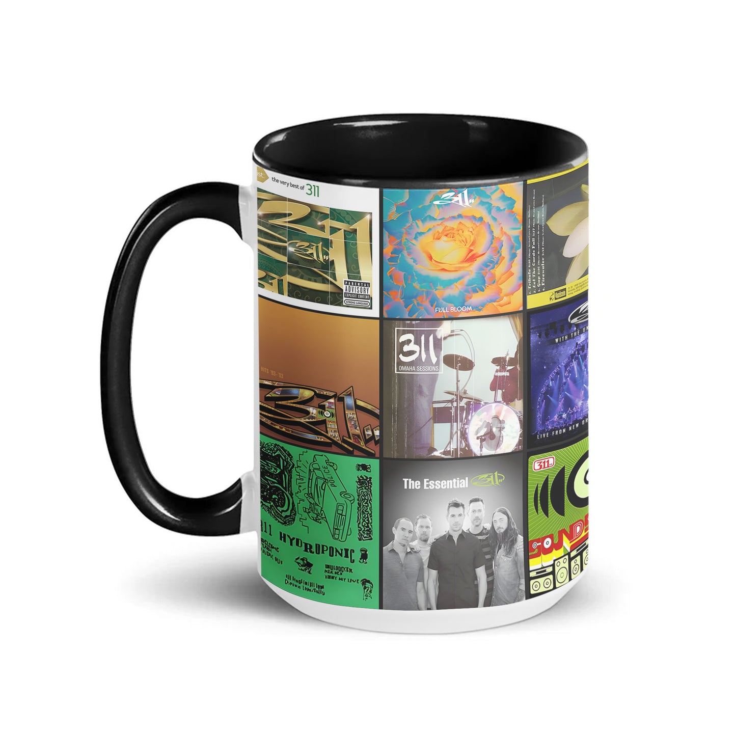 311 Accent Mug - Alternative Rock & Reggae Fusion Album Collage Gift