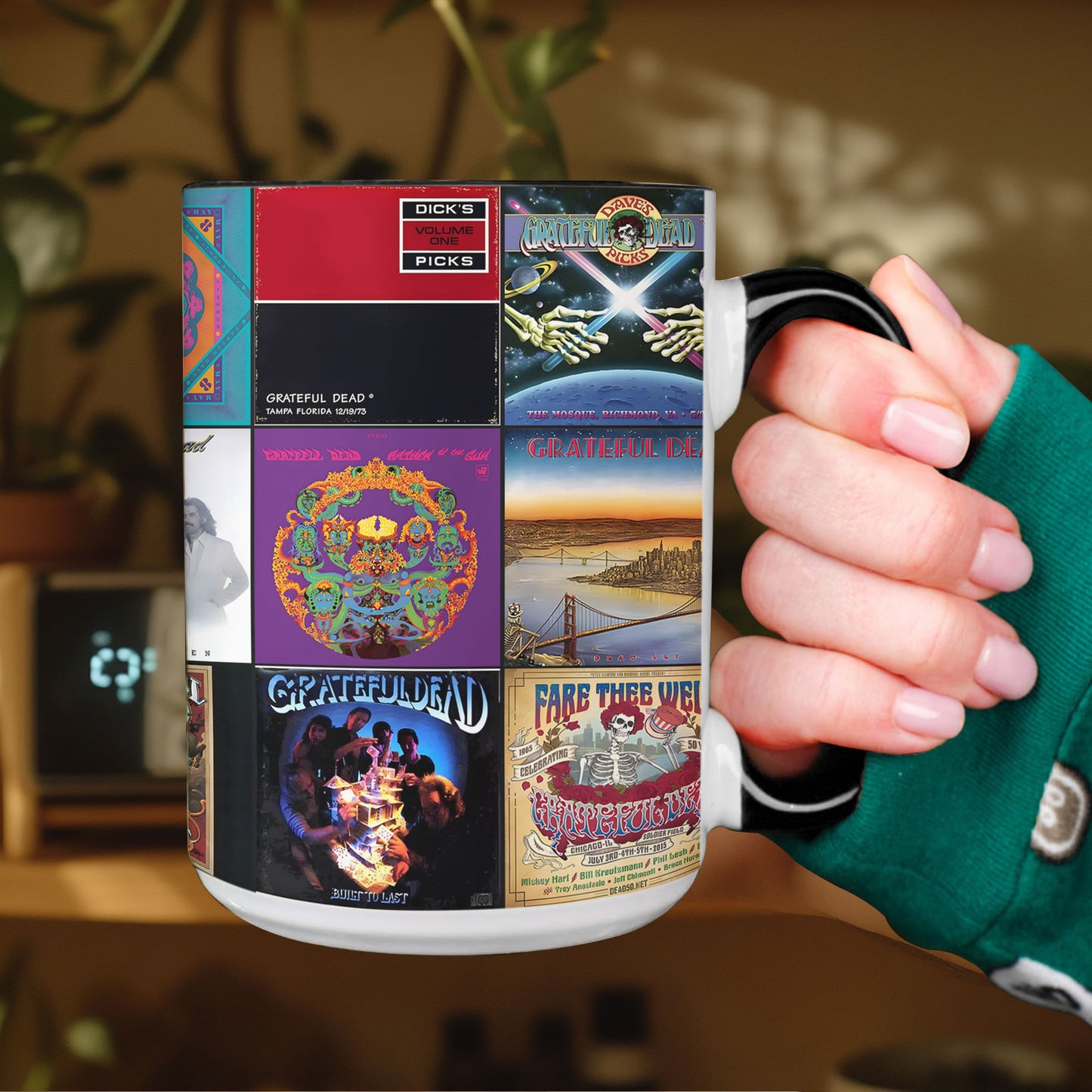 Grateful Dead Accent Mug – Psychedelic Rock Vibes