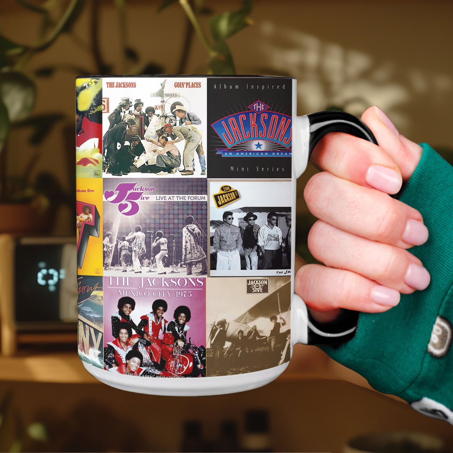 Selena Accent Mug – Iconic Album Cover Collage Tribute for Fans