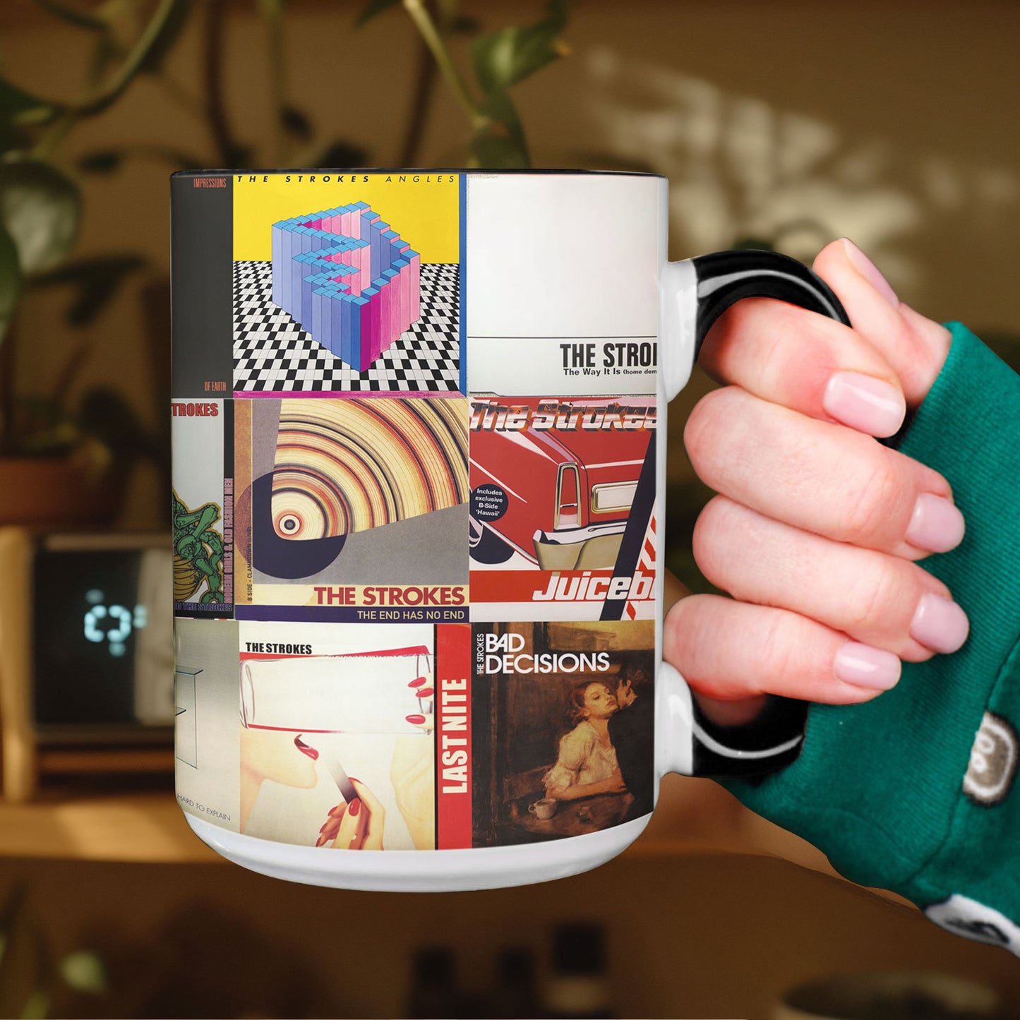 The Strokes Accent Mug – Classic Album Cover Collage Gift for Fans