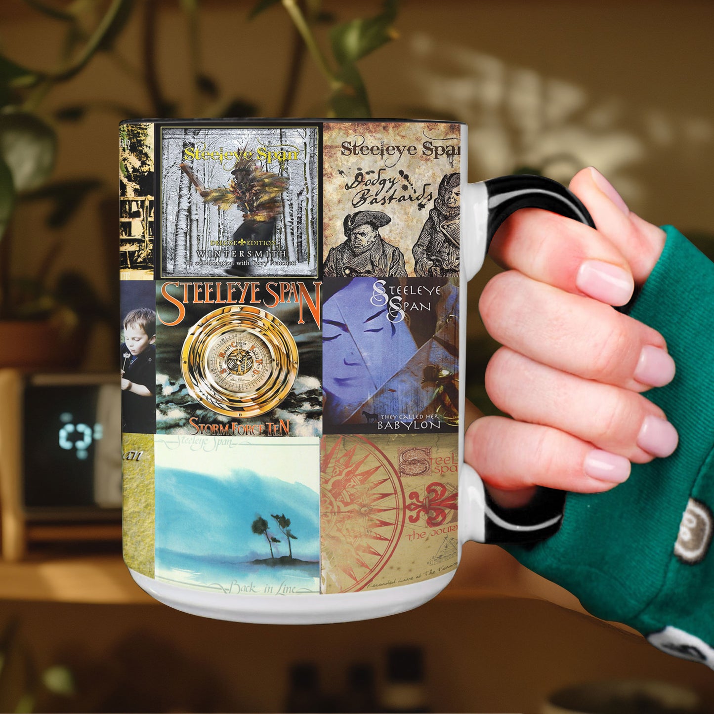Steeleye Span Accent Mug – Folk Rock Album Cover Collage Gift