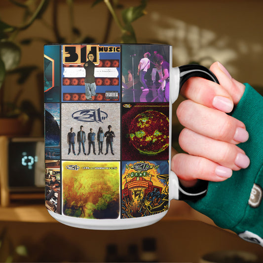 311 Accent Mug - Alternative Rock & Reggae Fusion Album Collage Gift