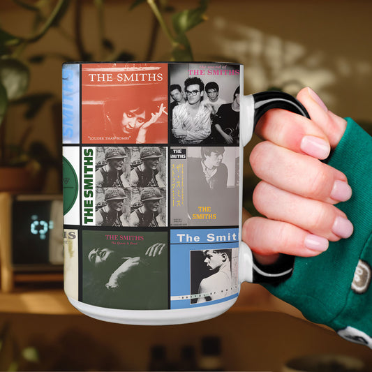 The Smiths Accent Mug – Classic Album Cover Collage Gift for Fans