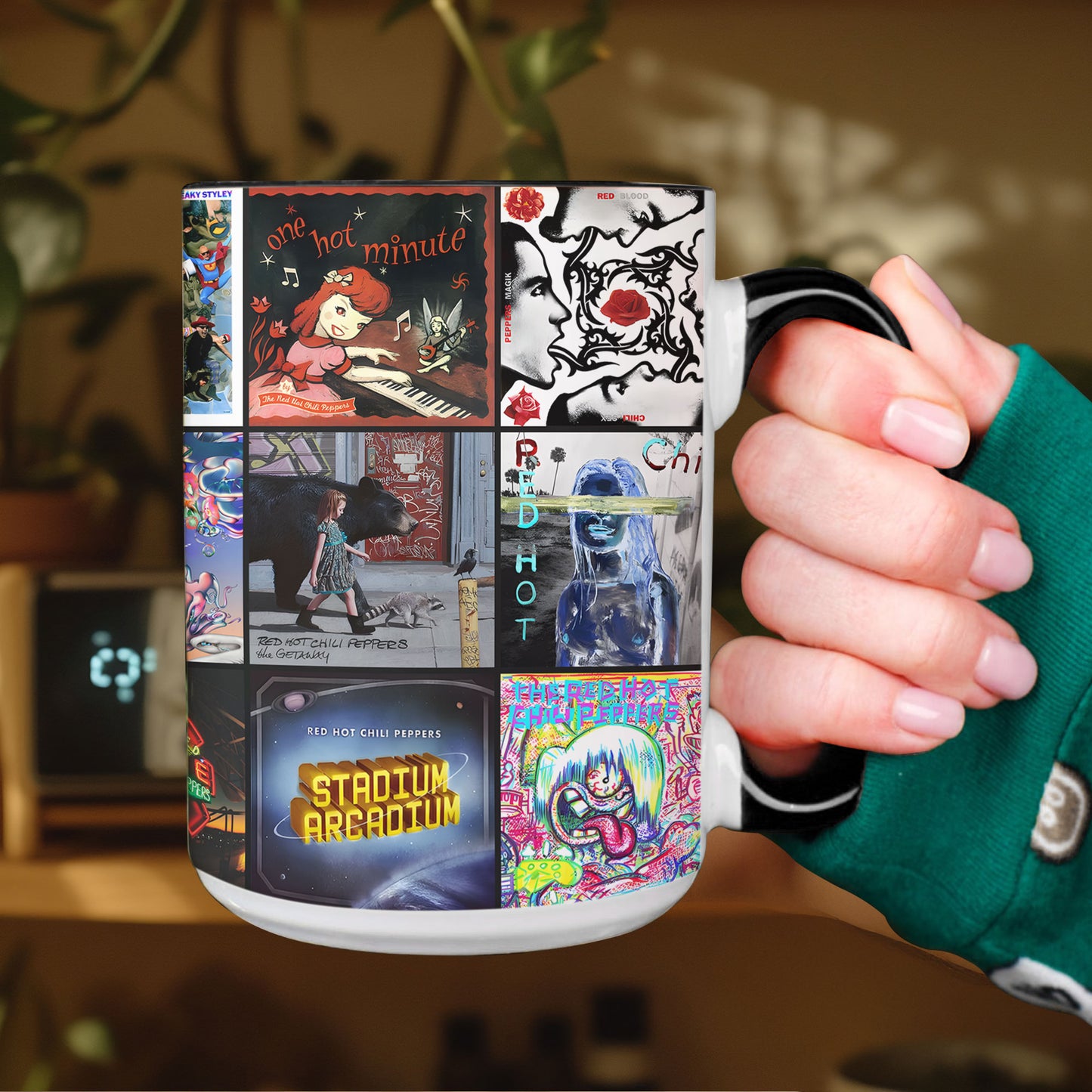 Michael Jackson Accent Mug – Classic Album Cover Collage Gift for Music Lovers