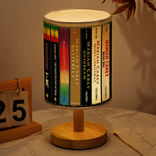 Retro Music Album Spine Fabric Lamp – A Tribute to Iconic Pop Classics