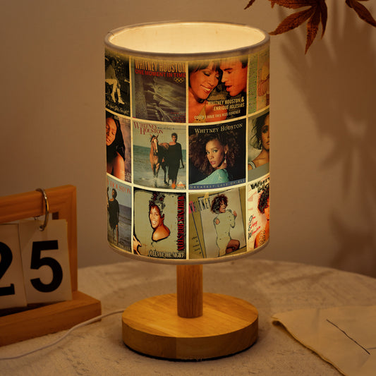 Whitney Houston Album Cover Lamp – Retro Music Legend Table Light
