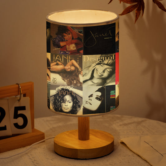 🎶 Janet Jackson Album Cover Table Lamp – Music Icon Edition