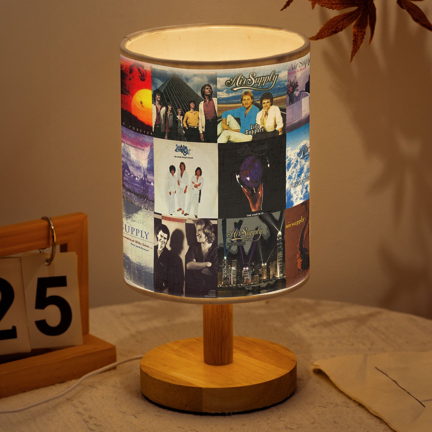 Air Supply Album Cover Lamp – Classic Soft Rock Home Decor