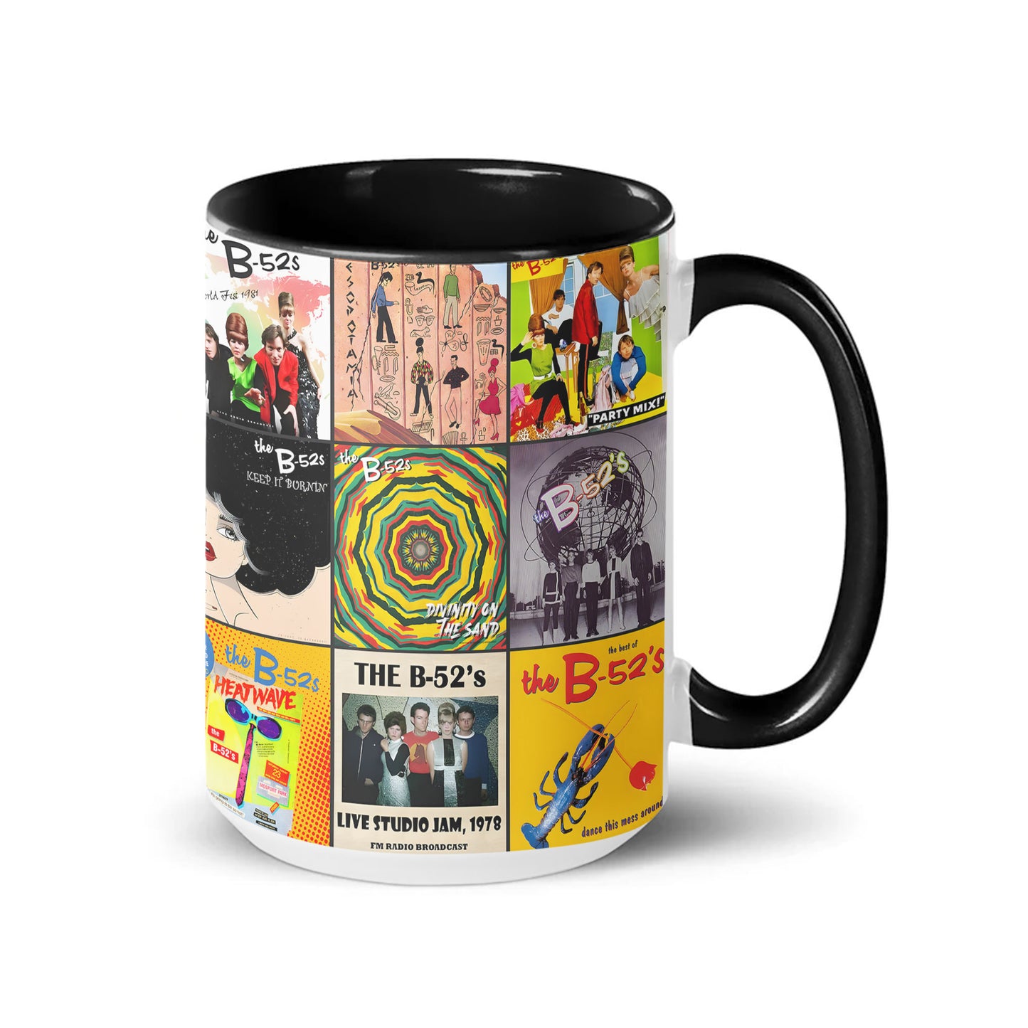 The B-52’s Accent Mug – Album Cover Collage Gift