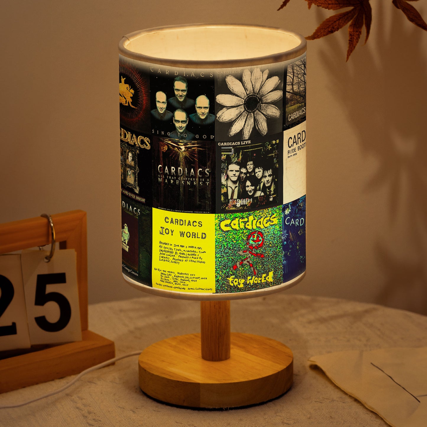 Cardiacs Album Cover Lamp – Experimental Rock Nostalgia Decor
