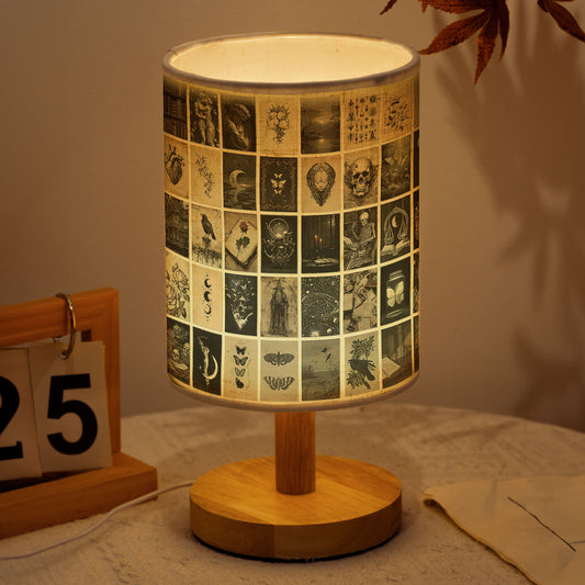 Mystic Shadows – Gothic Art Fabric Lamp