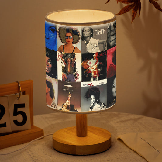 Diana Ross Albums Fabric Lamp – The Supreme Light of Soul ✨
