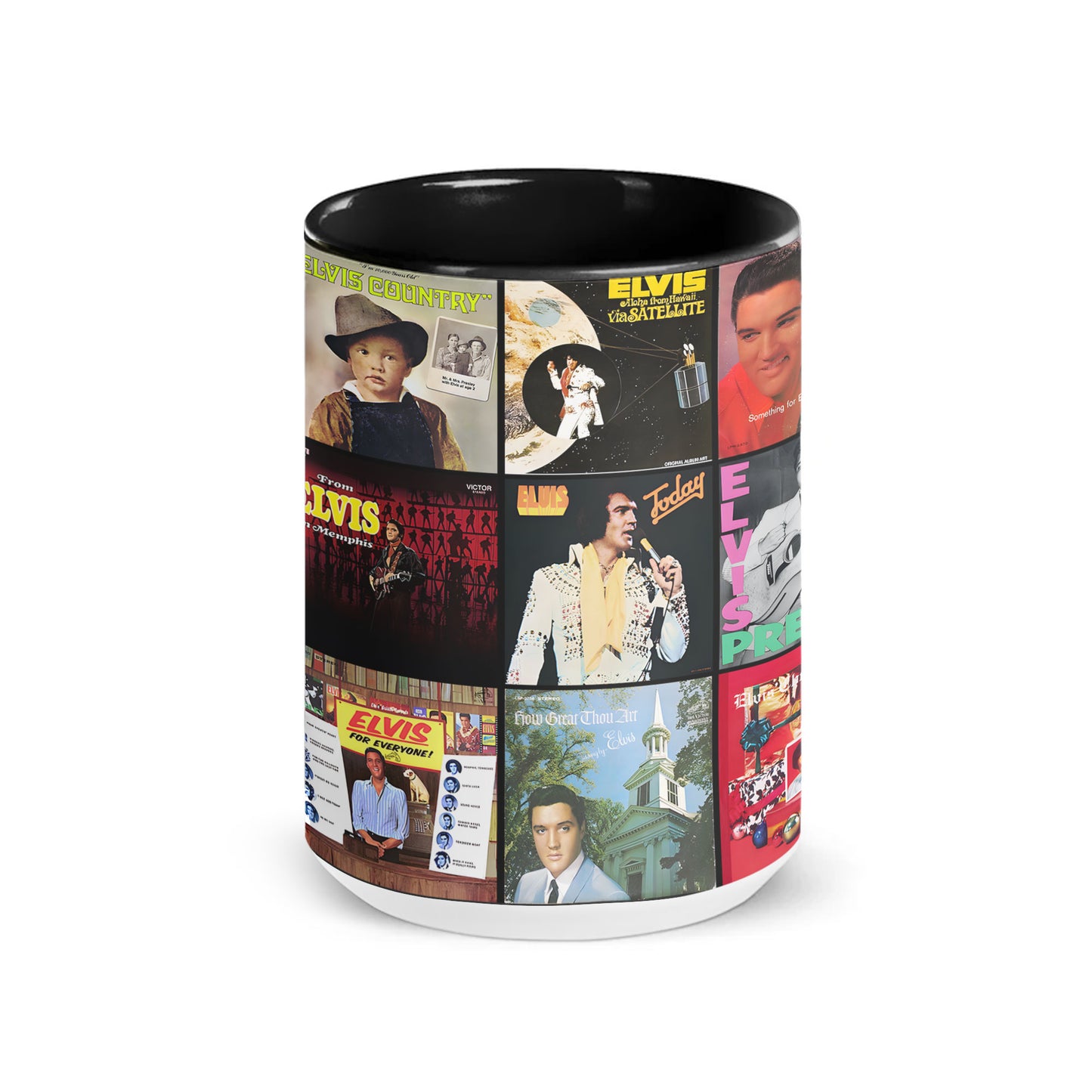 Elvis Presley Accent Mug – The King of Rock ’n’ Roll Nostalgia Gift
