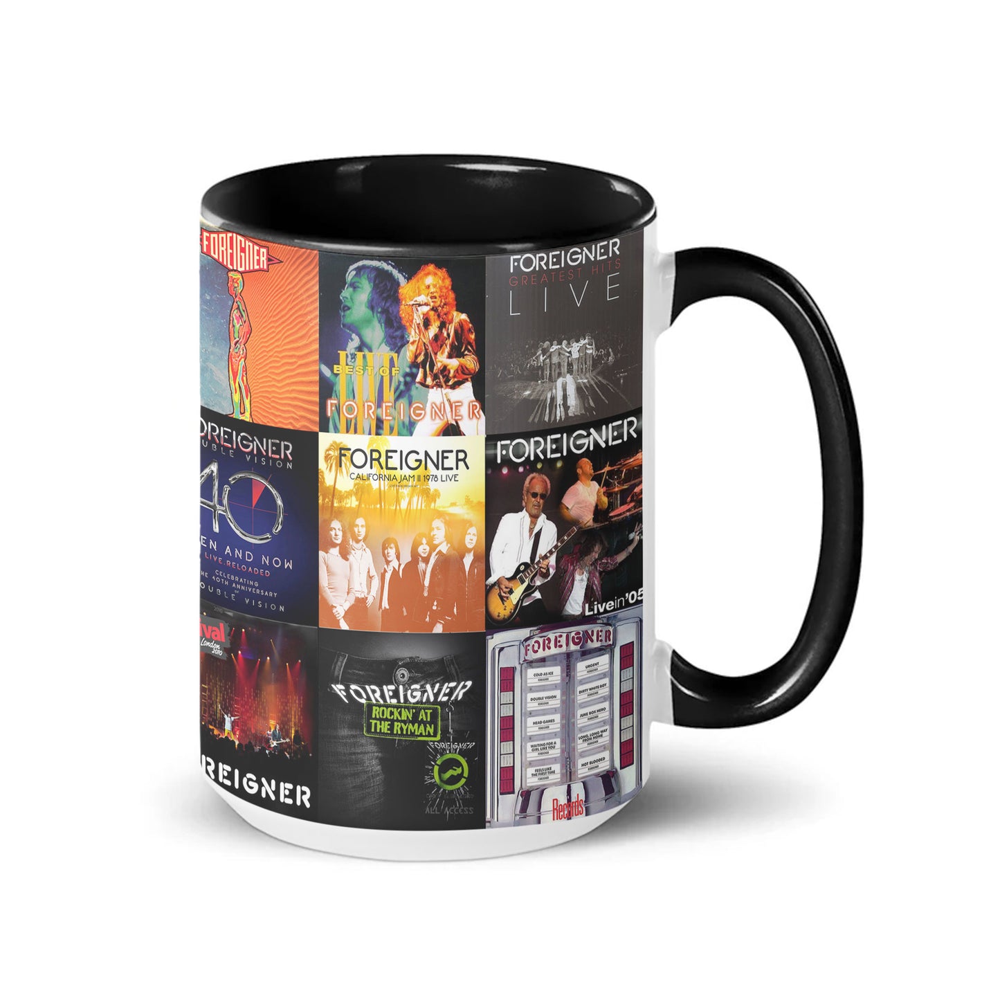 Foreigner Accent Mug – Classic Rock Memories in Every Sip