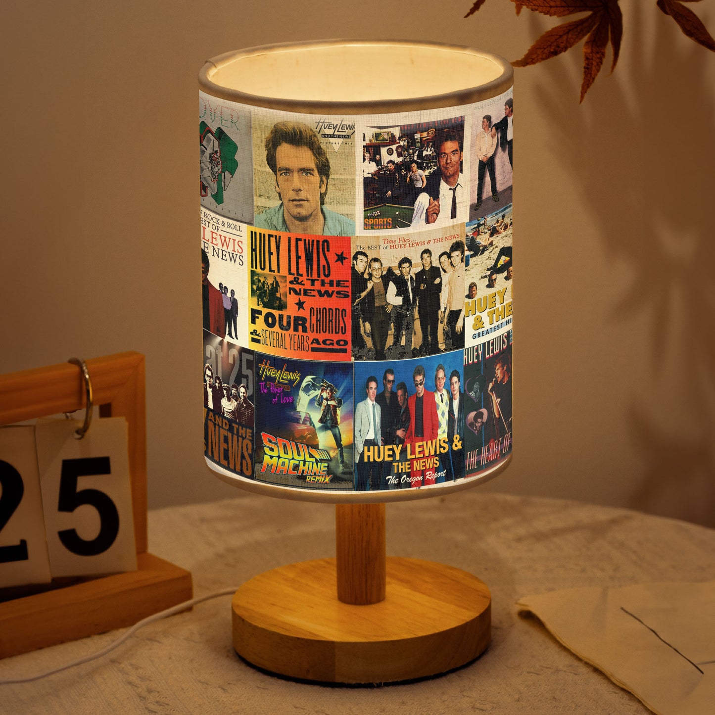 Huey Lewis & The News Album Art Collage