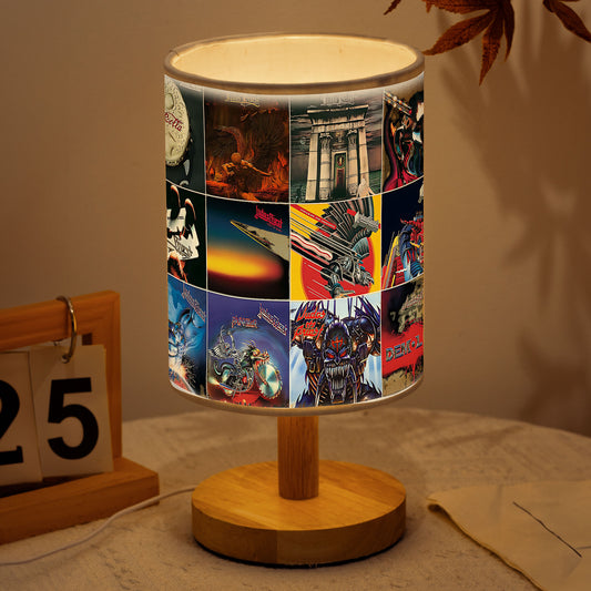 Judas Priest Albums Fabric Lamp – A Tribute to the Gods of Heavy Metal