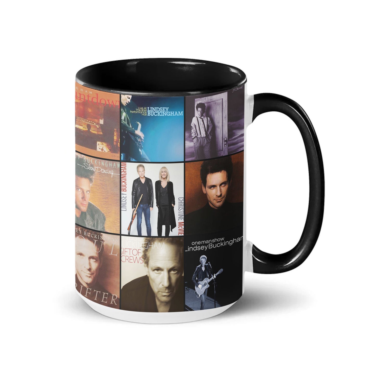 Lindsey Buckingham Accent Mug – A Nostalgic Tribute to Iconic Solo Classics