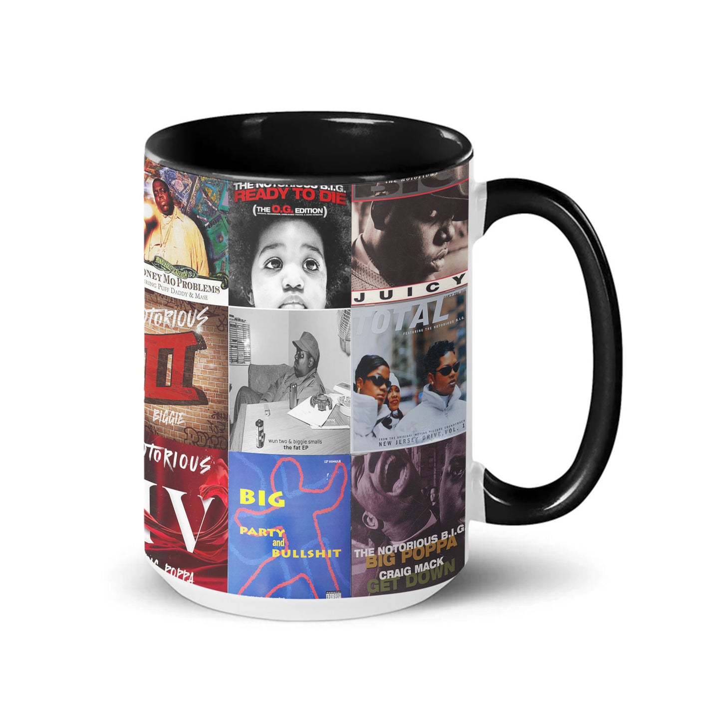 The Notorious B.I.G. Accent Mug – Iconic Album Cover Tribute for True Hip-Hop Fans